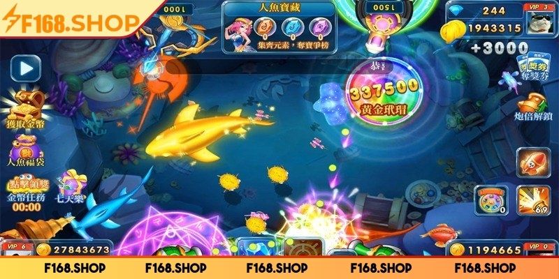 Phòng săn cá kho báu bí ẩn hấp dẫn